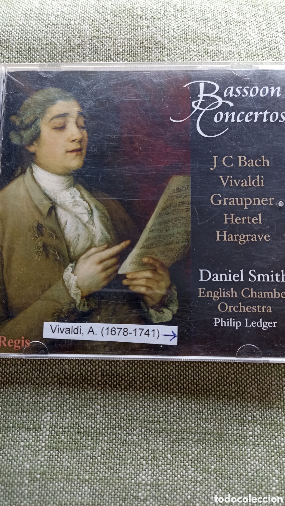 CDs de M&uacute;sica: Bassoon Concertos, fagotista Daniel Smith junto a la English Chamber Orchestra