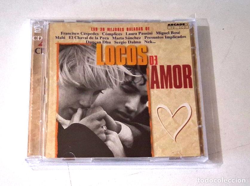 CDs de M&uacute;sica: CD &rdquo;LOCOS DE AMOR&rdquo; 2CD 30 TRACKS LAS MEJORES BALADAS FRANCISCO CESPEDES DUNCAN