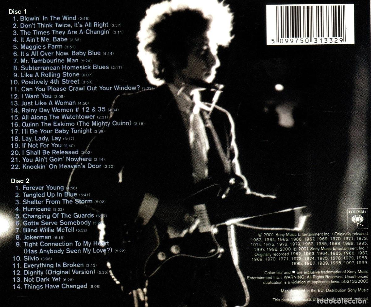 CDs de m&uacute;sica: [DOBLE CD]. BOB DYLAN. ESSENTIAL. RECOPILATORIO. - Foto 2