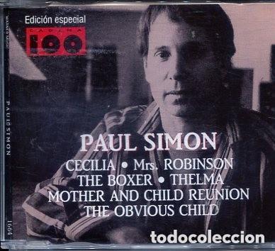 CDs de M&uacute;sica: CD Single PAUL SIMON - Cecilia - Mrs. Robinson - EU Press - 1664 - Cadena 100 (M-/M-) &ccedil;