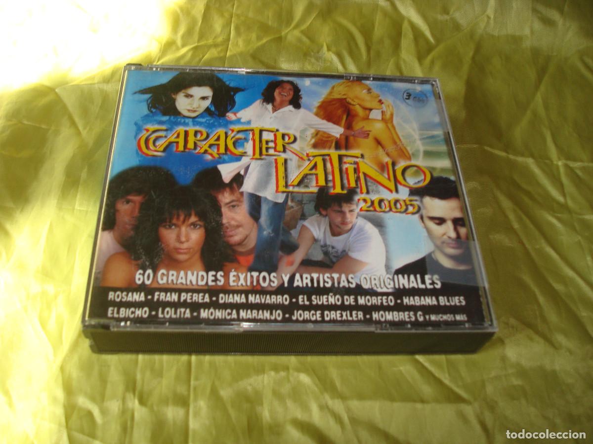 CDs de M&uacute;sica: CARACTER LATINO 2005. ROSANA, DIANA NAVARRO, MONICA NARANJO....3 CD&acute;S (#)