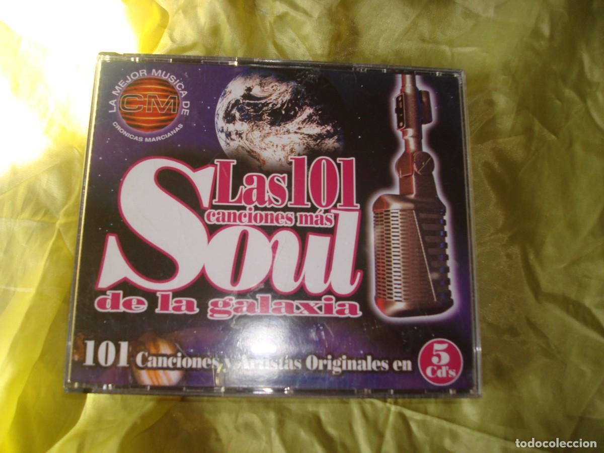 CDs de M&uacute;sica: LAS 101 CANCIONES MAS SOUL DE LA GALAXIA. 5 CD&acute;S + LIBRETO.(#)