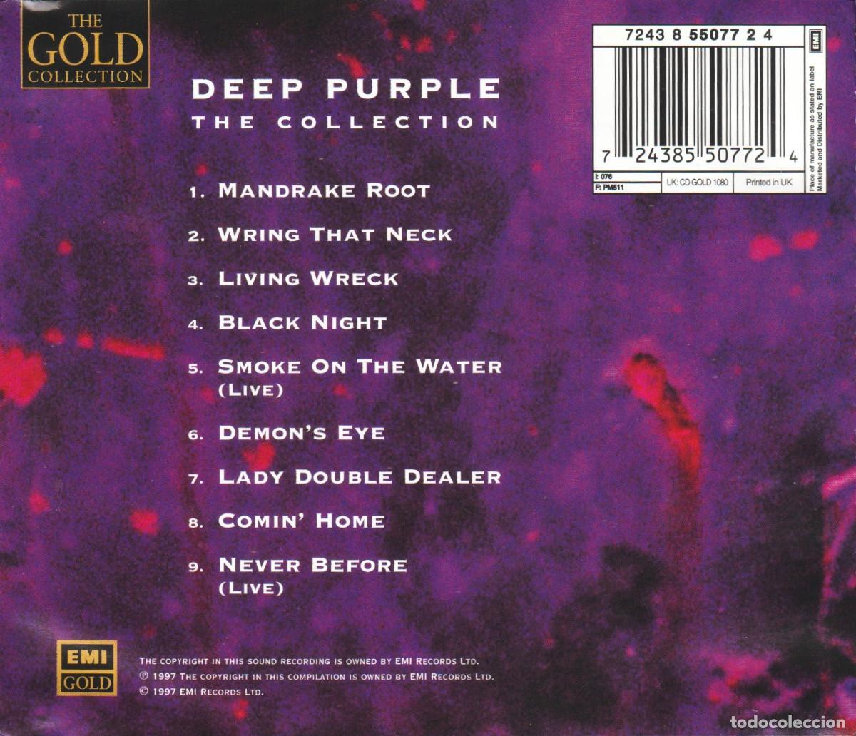 CDs de m&uacute;sica: DEEP PURPLE. THE COLLECTION. RECOPILATORIO. CD. - Foto 2