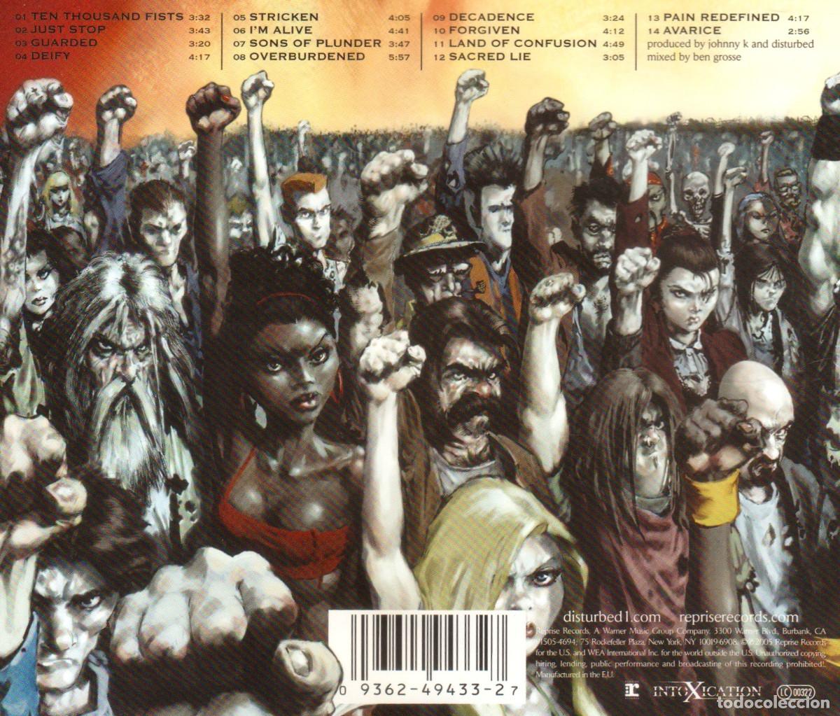 CDs de m&uacute;sica: DISTURBED. TEN THOUSAND FISTS. CD. - Foto 2