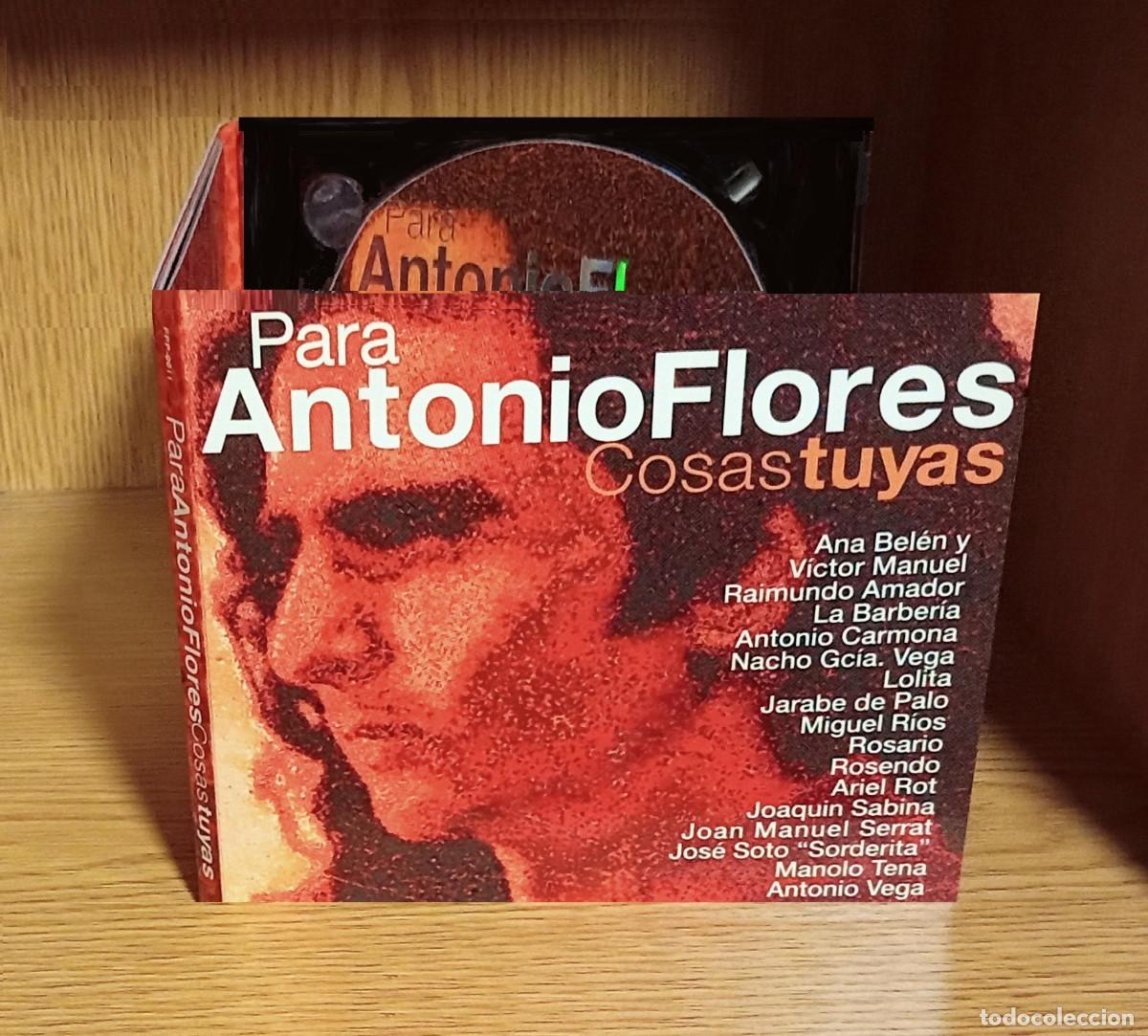 CDs de M&uacute;sica: PARA ANTONIO FLORES. COSAS TUYAS. ROSENDO. MIGUEL RIOS. SABINA. SERRAT. MANOLO TENA. CD.