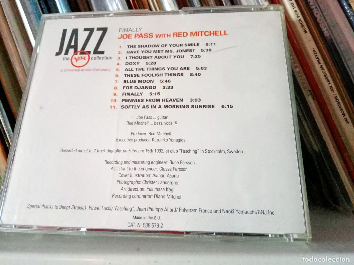 CDs de m&uacute;sica: Joe Pass with Red Mitchell - CD 1993 - Foto 2
