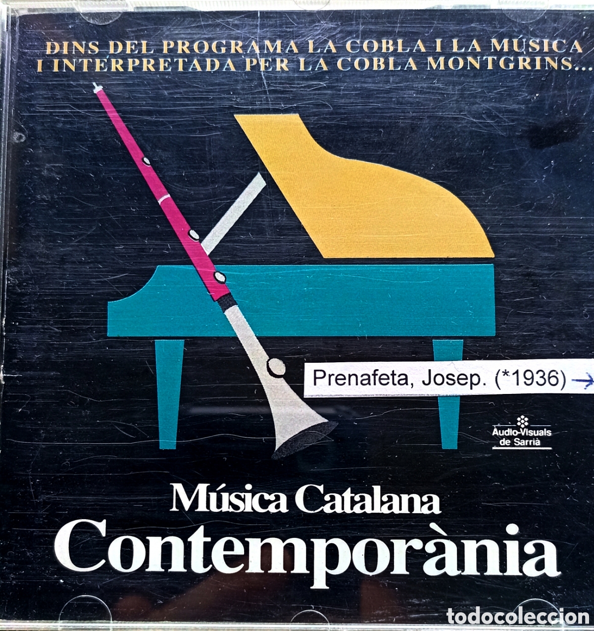CDs de M&uacute;sica: M&uacute;sica Catalana Contempor&agrave;nia&rdquo; interpretado por la Cobla Montgrins, publicado bajo el sello &Agrave;udiovis