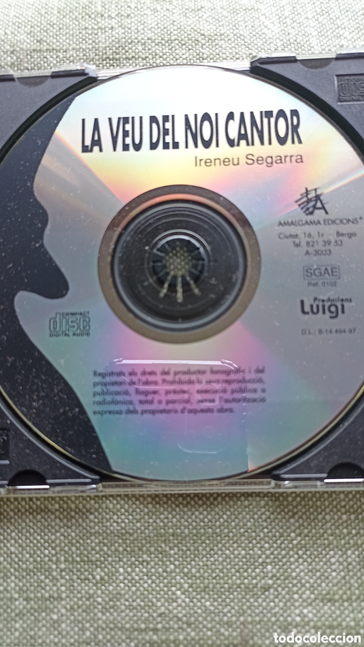 CDs de M&uacute;sica: &rdquo;La Veu del Noi Cantor&rdquo; de Ireneu Segarra,