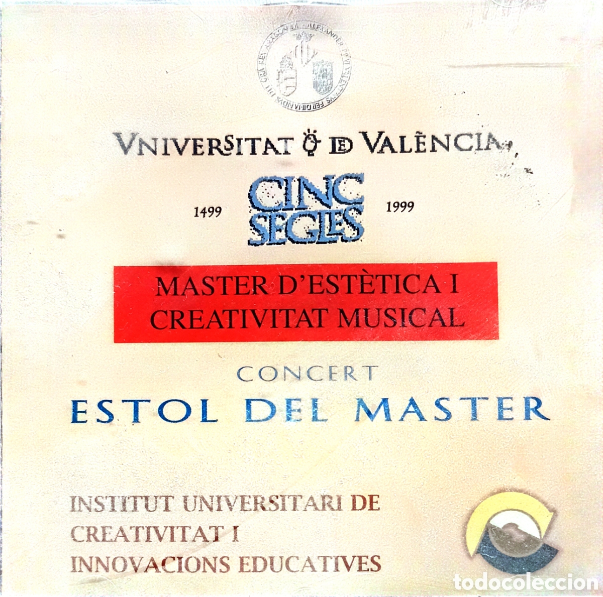 CDs de M&uacute;sica: CD &rdquo;Estol del Master&rdquo; - Joya de la M&uacute;sica de C&aacute;mara Contempor&aacute;nea