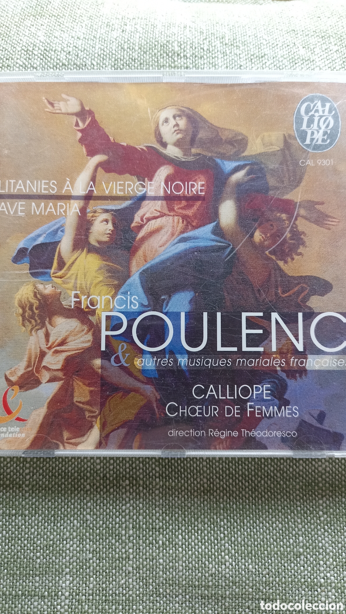 CDs de M&uacute;sica: &rdquo;Litanies &agrave; la Vierge Noire&rdquo; de Francis Poulenc, interpretado por el coro femenino Calliope