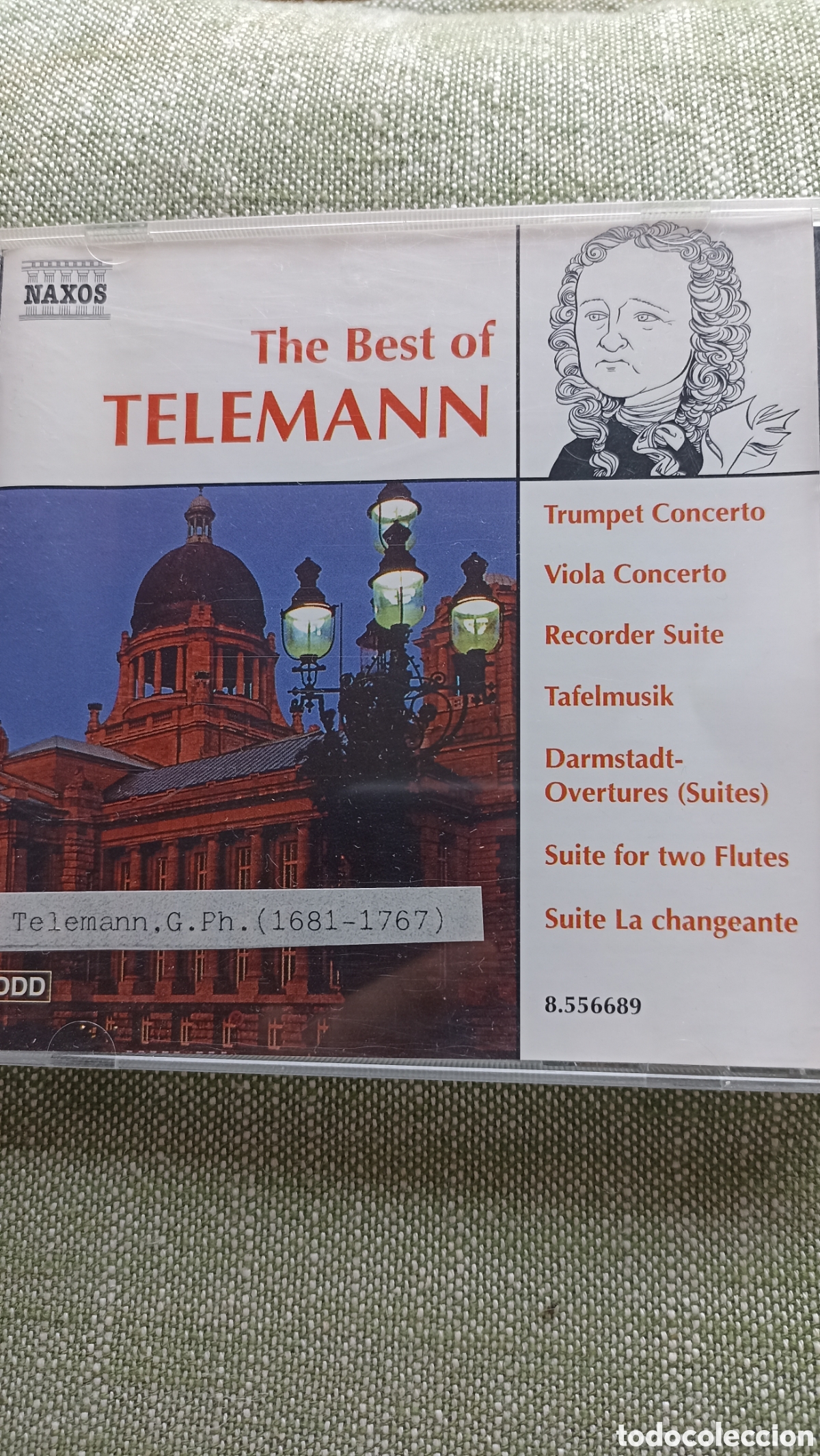 CDs de M&uacute;sica: The Best of Telemann&rdquo;, lanzado bajo el sello Naxos.