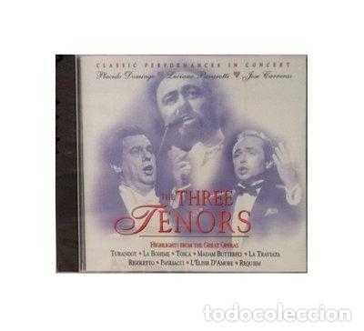 CDs de M&uacute;sica: The Three Tenors: Highlights from the Great Operas- 5032192000600