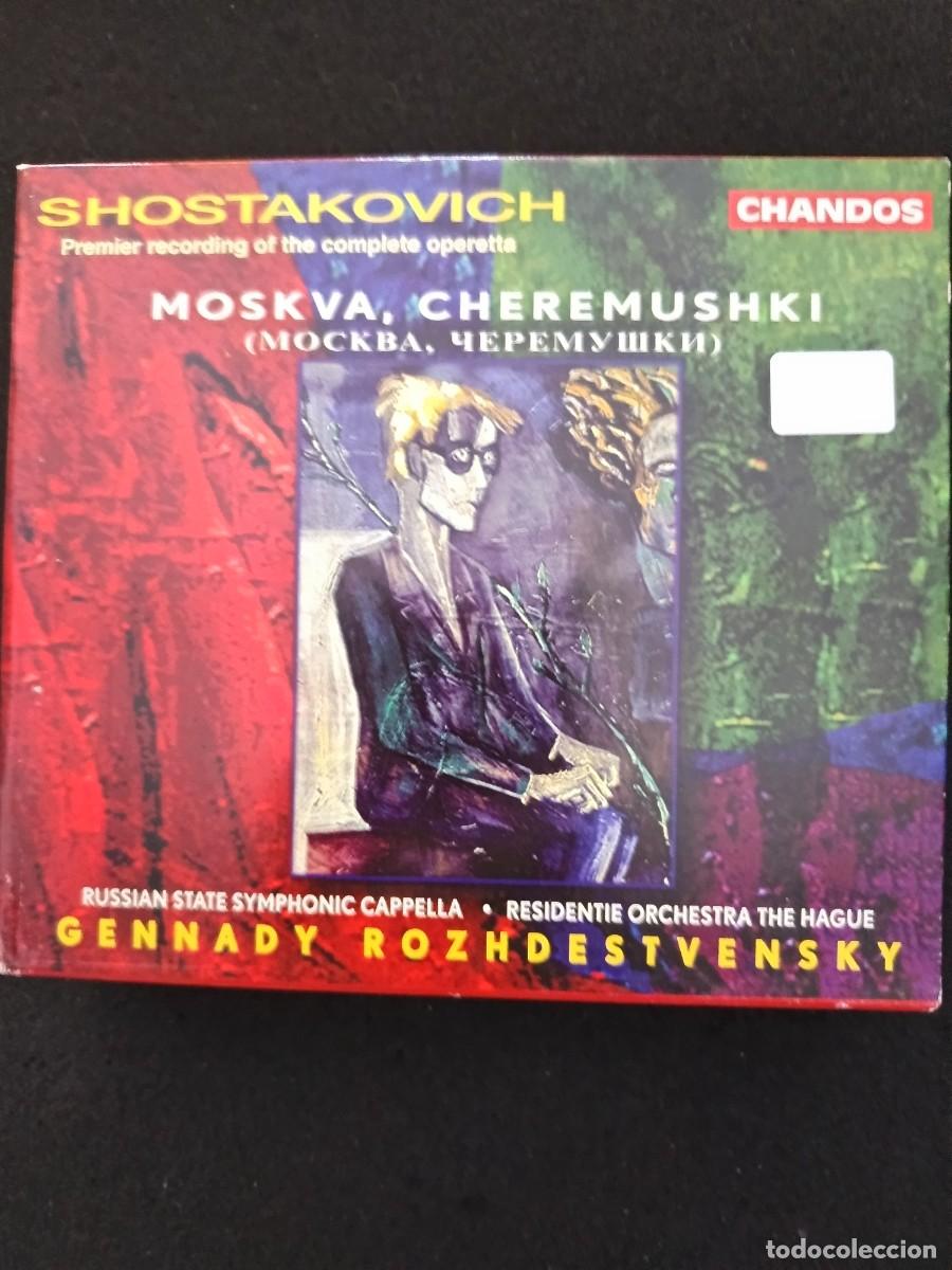 CDs de M&uacute;sica: 2 CD. SHOSTAKOVICH: MOSKVA, CHEREMUSHKI. DIR.: GENNADY ROZHDESTVENSKY. 2 CD