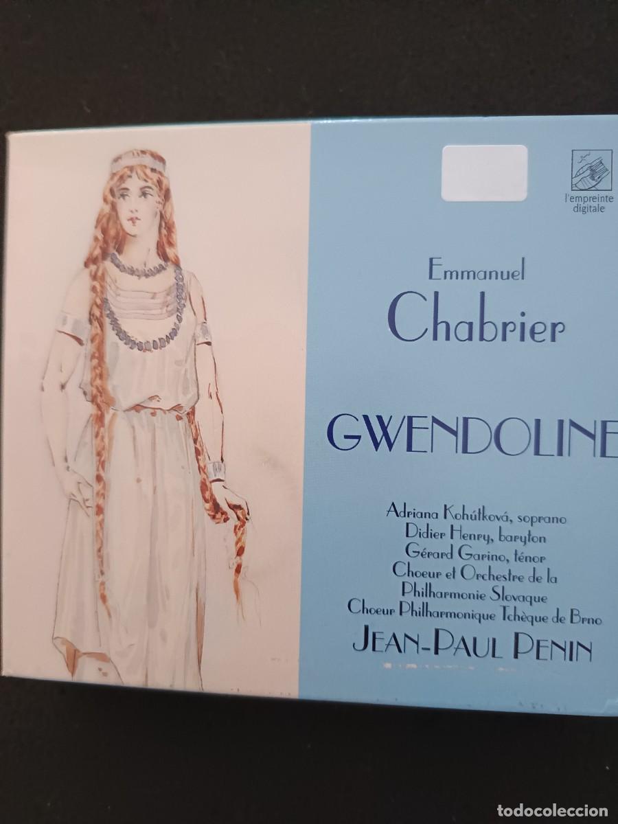 CDs de M&uacute;sica: 2 CD. EMMANUEL CHABRIER: GWENDOLINE. DIR.: JEAN-PAUL PENIN. 2 CD