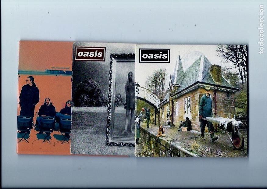 CD de M&uacute;sica: OASIS. Some might say. Wonderwall. Roll with it (3 cd single)