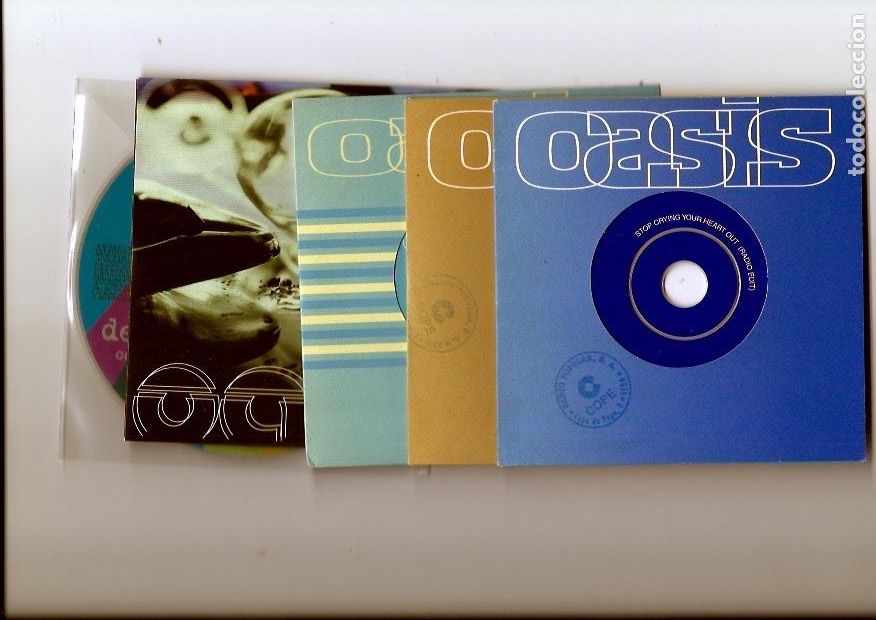 CDs de M&uacute;sica: OASIS. Songbird. The Hindu times. Stop crying your heart out. Sunday morning call.... (5 cds single)
