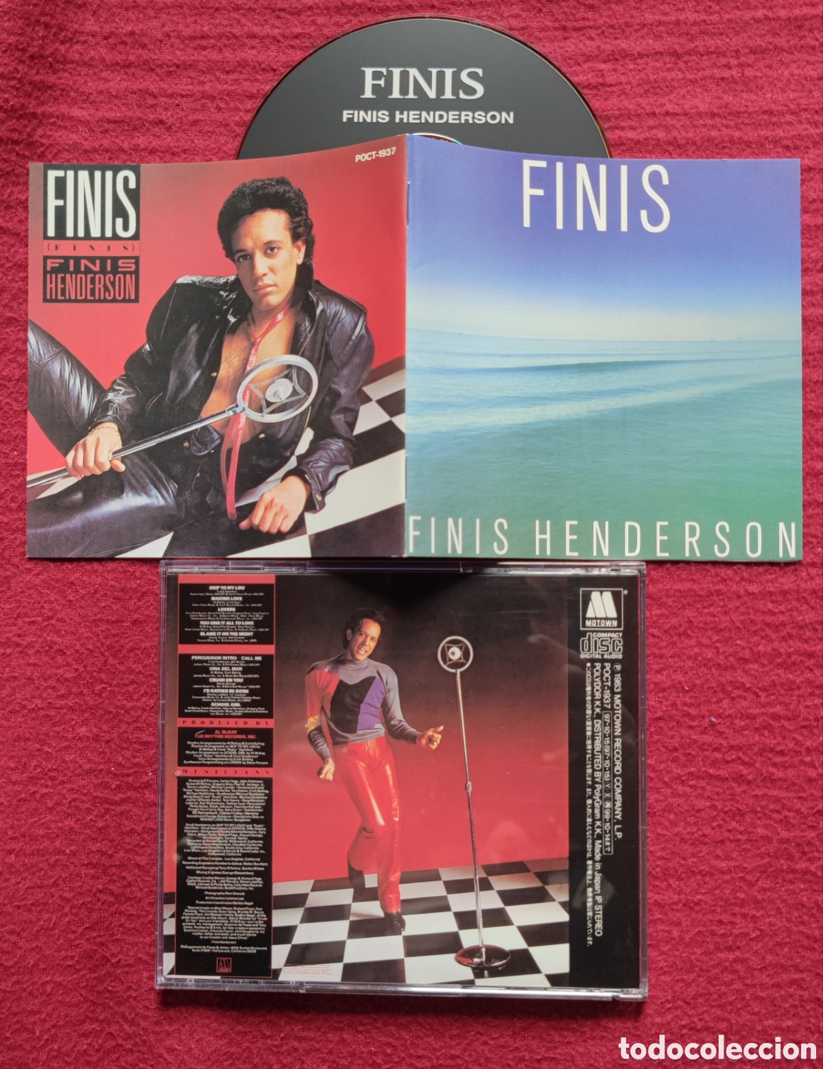 Musik-CDs: FINIS: Finis Henderson. Cd 1983 MOTOWN Records. Made In Japan, sin Obi. Muy raro en Cd.
