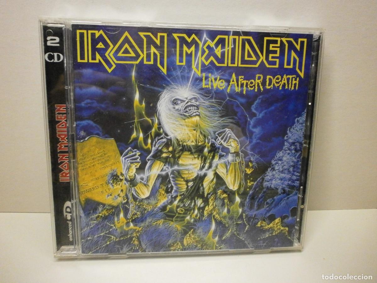CDs de M&uacute;sica: cd doble iron maiden live afrer death