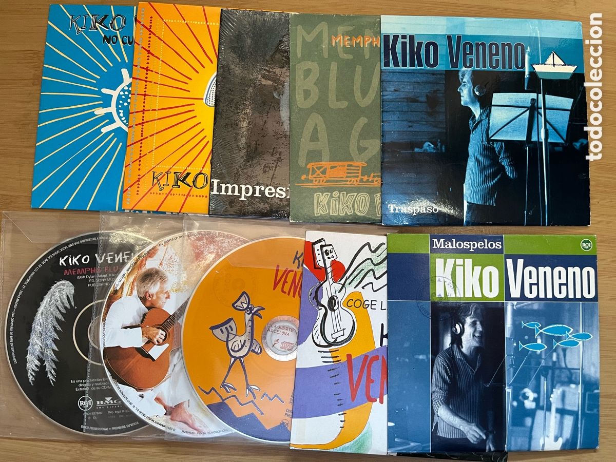 CDs de M&uacute;sica: KIKO VENENO. Memphis blues again. Traspaso. Impresionante amiguete..................(10 cd single )