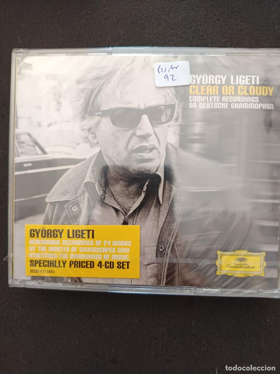 CDs de M&uacute;sica: CAJA 4 CD. GY&Ouml;RGY LIGETI. CLEAR OR CLOUDY. COMPLETE RECORDINGS ON DEUTSCHE GRAMMOPHON 4 CD