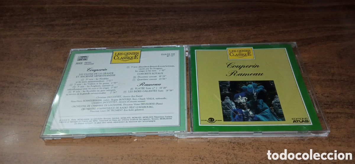 CDs de M&uacute;sica: Couperi, Rameau &lrm;&ndash; Les Fastes De La Grande Et Ancienne M&eacute;nestrandise - Concerts Royaux - Plat&eacute;e -