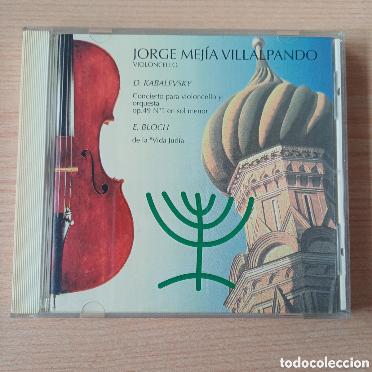 CDs de M&uacute;sica: JORGE MEJIA VILLALPANDO VIOLONCELLO CD