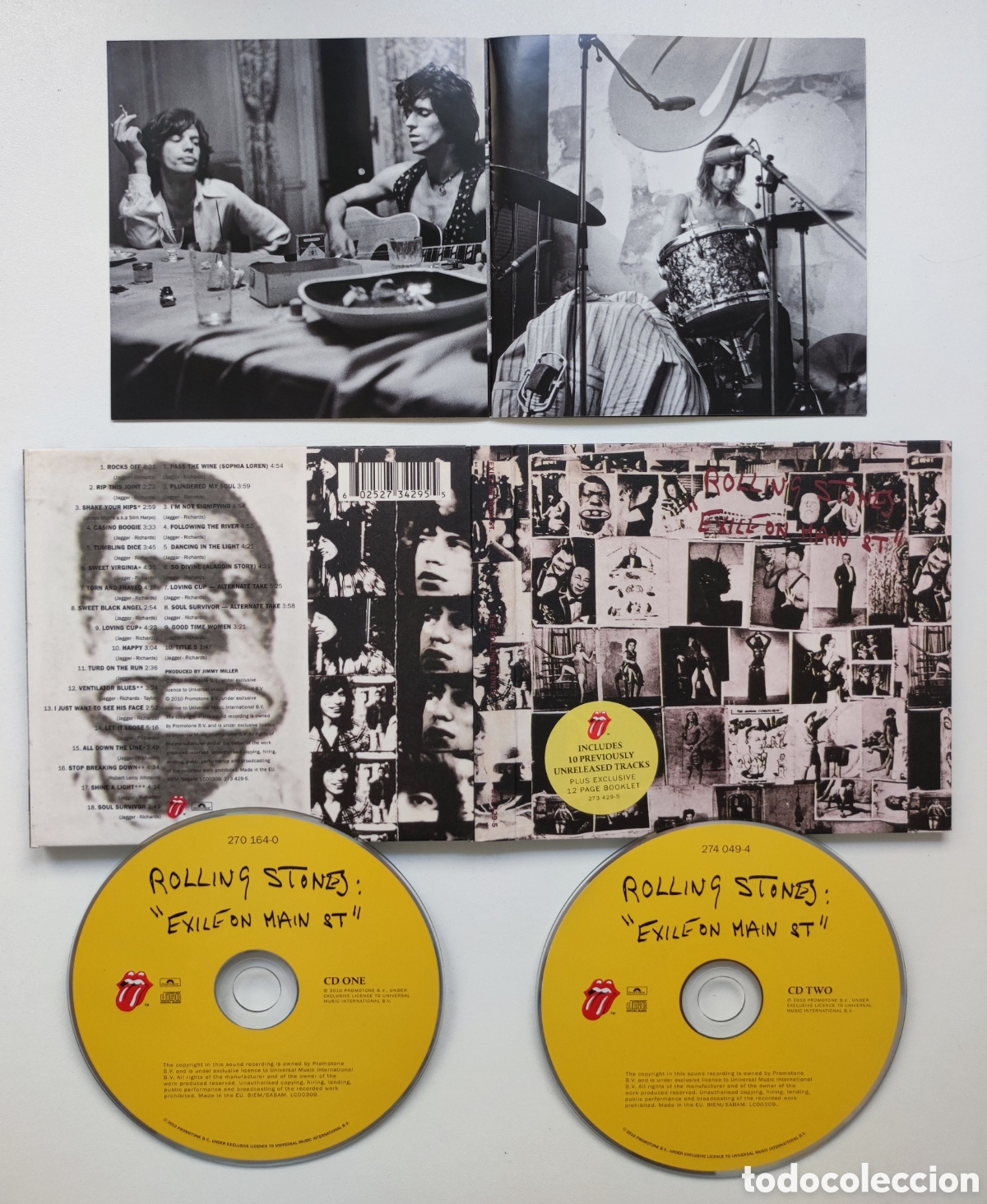 CDs de M&uacute;sica: EDITION PLUS EXCLUSIVE - THE ROLLING STONES / EXILE ON MAIN ST - POLYDOR 2010 / DOBLE CD + BOOKLET
