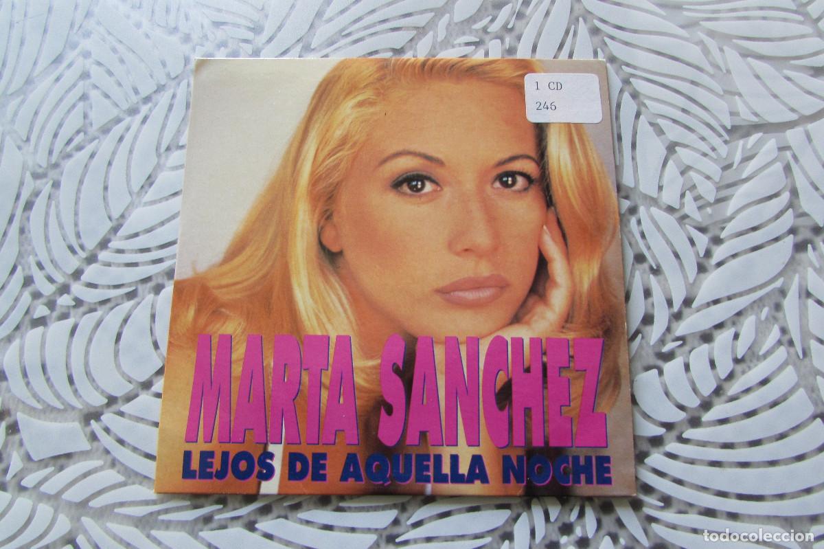 CDs de m&uacute;sica: MARTA SANCHEZ - LEJOS DE AQUELLA NOCHE CD SINGLE - Foto 1