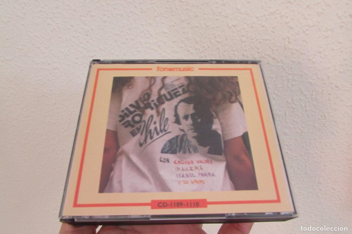 CDs de M&uacute;sica: Silvio Rodr&iacute;guez &ndash; En Chile 2 CDS +LIBRETO ESTUCHE GORDO