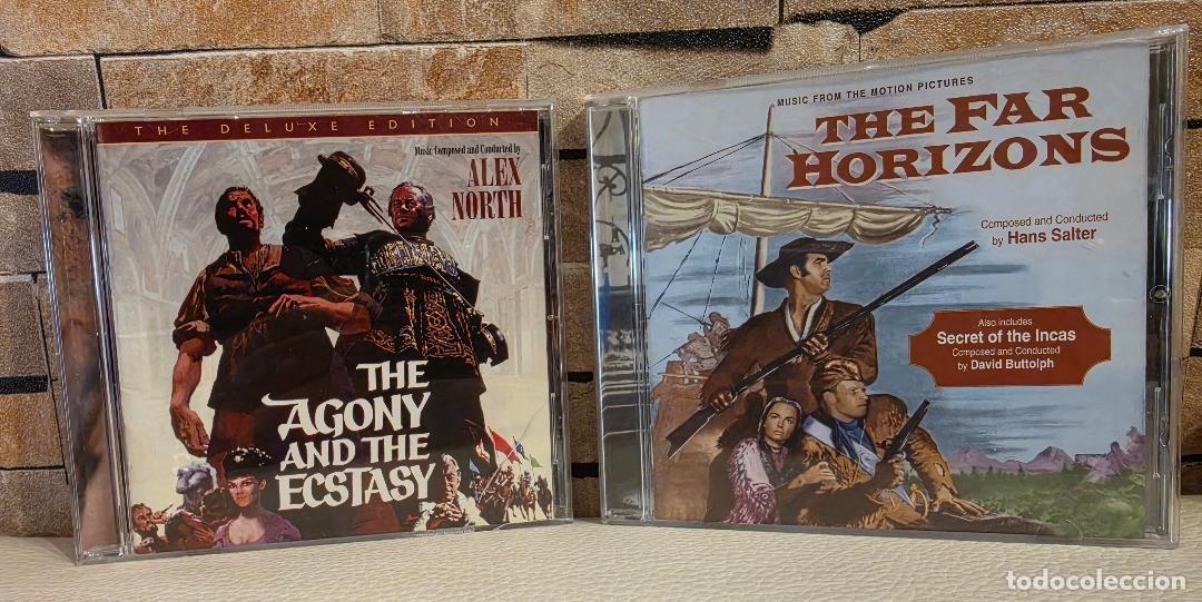 CDs de M&uacute;sica: BANDAS SONORAS LIMITADAS - THE FAR HORIZONS, THE SECRET OF THE INCAS Y THE AGONY AND ECSTASY