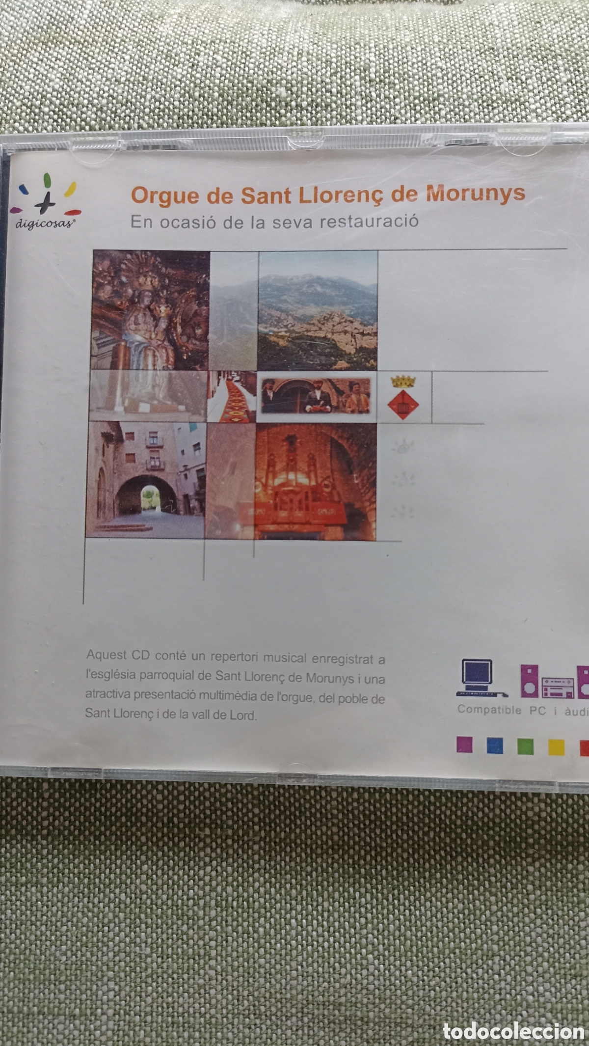 CDs de M&uacute;sica: &oacute;rgano de Sant Lloren&ccedil; de Morunys, realizada con motivo de su restauraci&oacute;n.