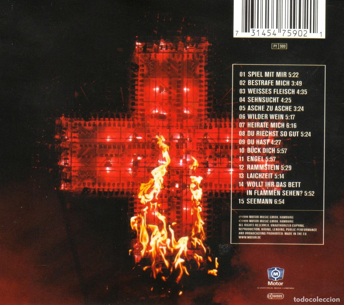 CDs de m&uacute;sica: RAMMSTEIN. LIVE AUS BERLIN. CD. - Foto 2