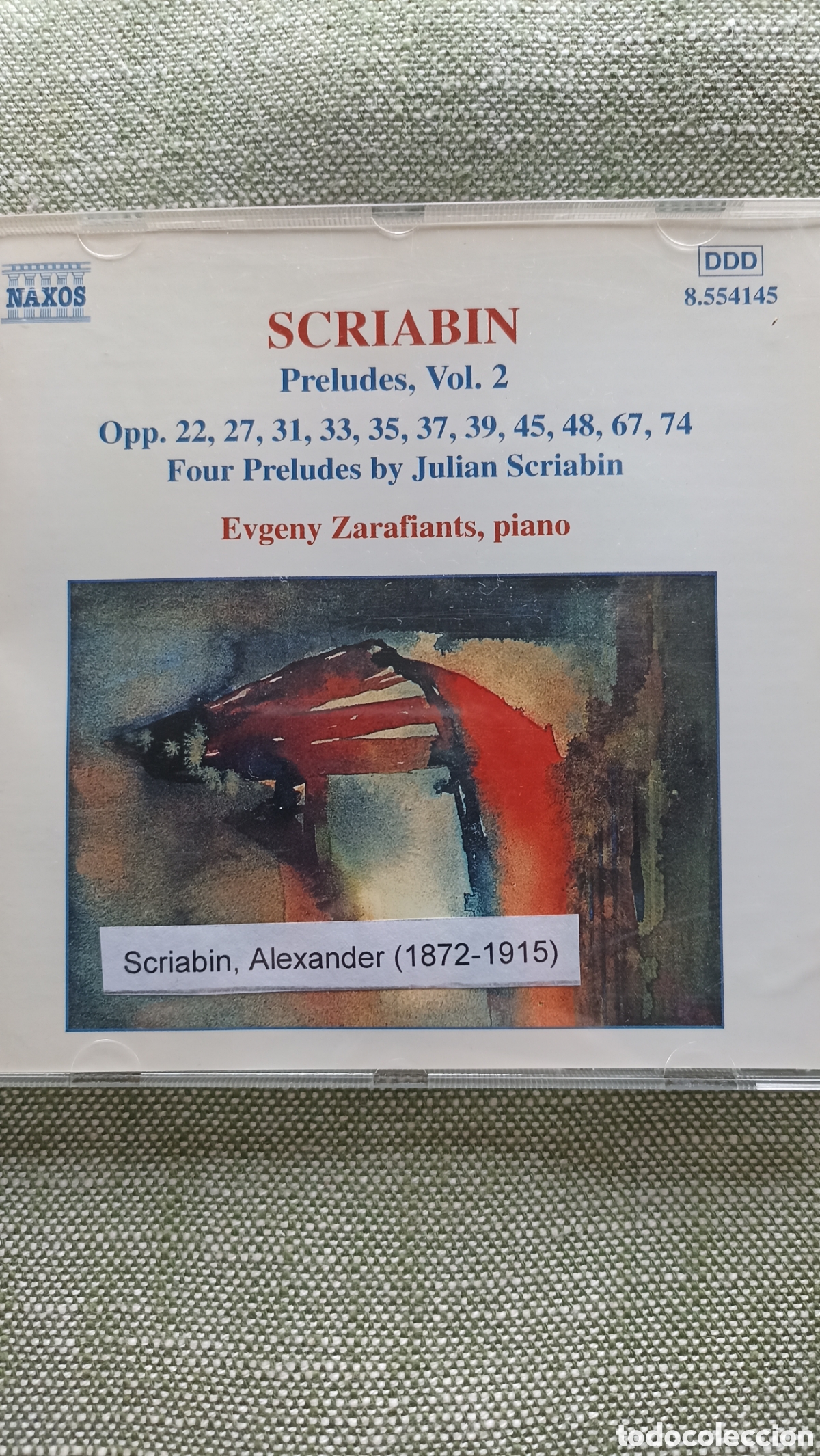 CDs de M&uacute;sica: Scriabin: Preludes, Vol. 2 (sello Naxos, c&oacute;digo de cat&aacute;logo 8.554145),