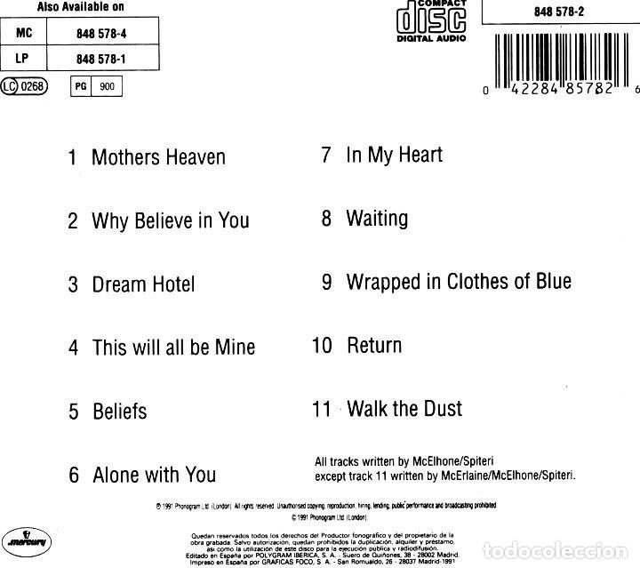 CDs de m&uacute;sica: TEXAS. MOTHERS HEAVEN. CD - Foto 2
