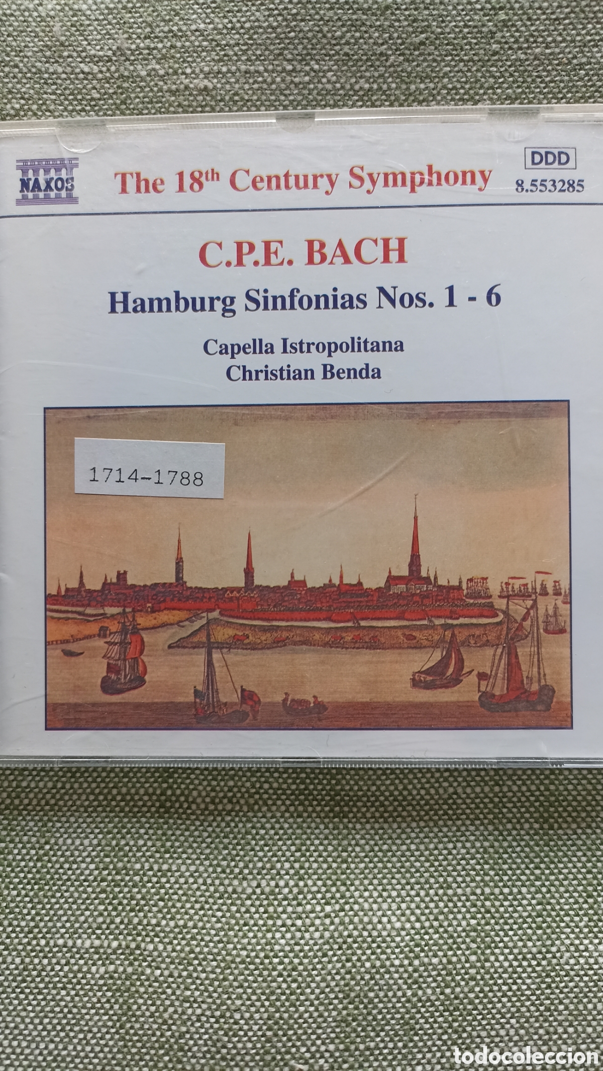CDs de M&uacute;sica: The 18th Century Concerto&rdquo; con obras de C.P.E. Bach.
