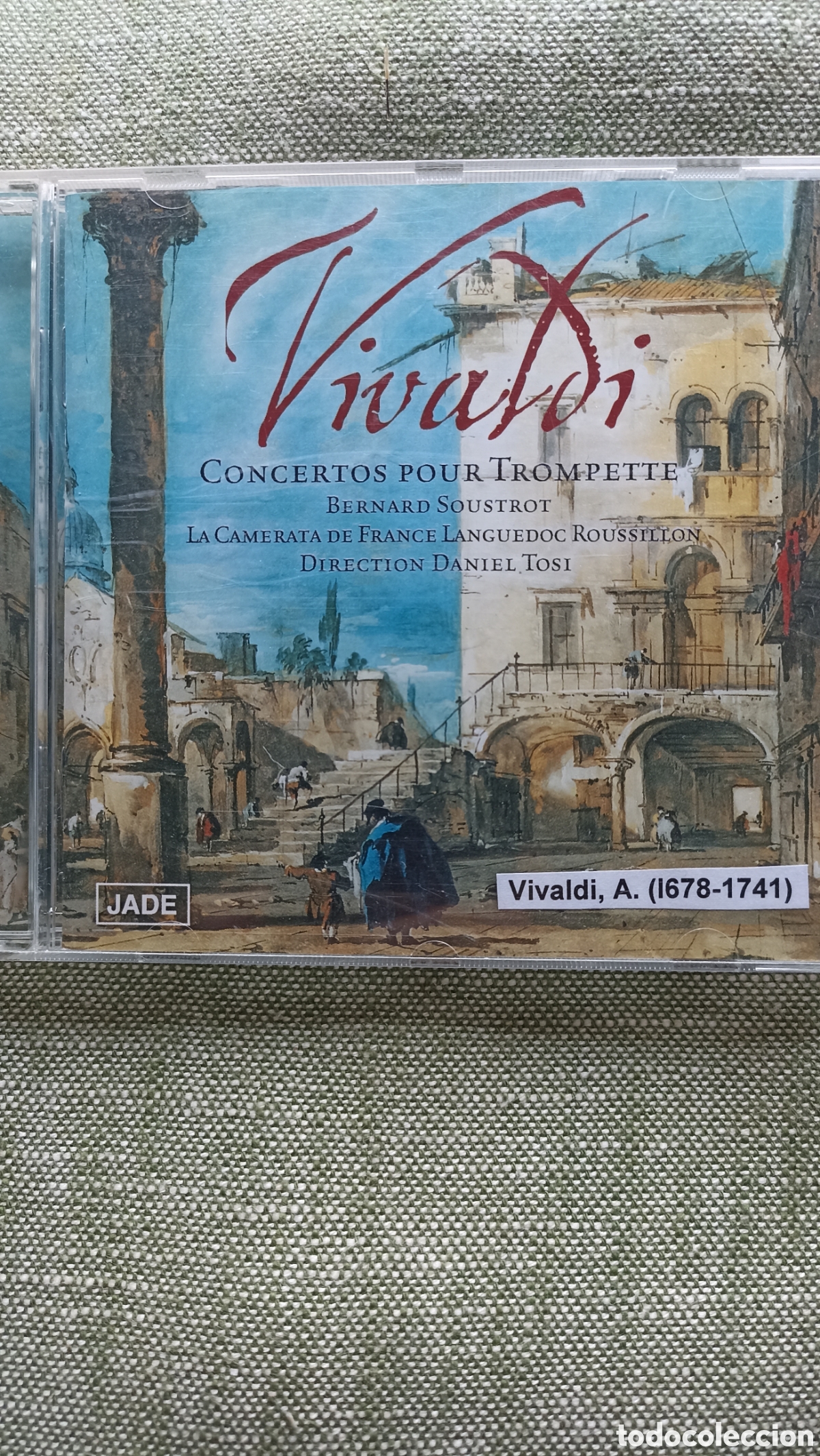CDs de M&uacute;sica: Vivaldi: Concertos pour Trompette, interpretado por Bernard Soustrot y La Camerata de France