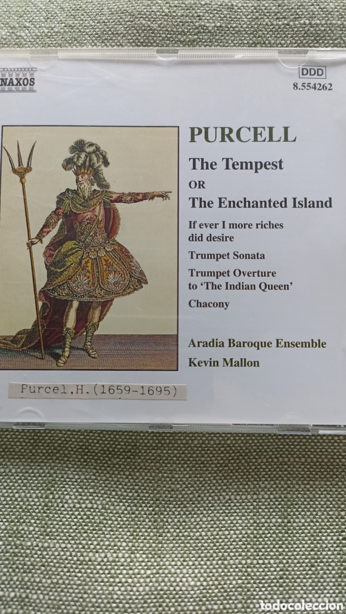 CDs de M&uacute;sica: Henry Purcell: The Tempest / The Enchanted Island, interpretado por el Aradia Baroque Ensemble bajo