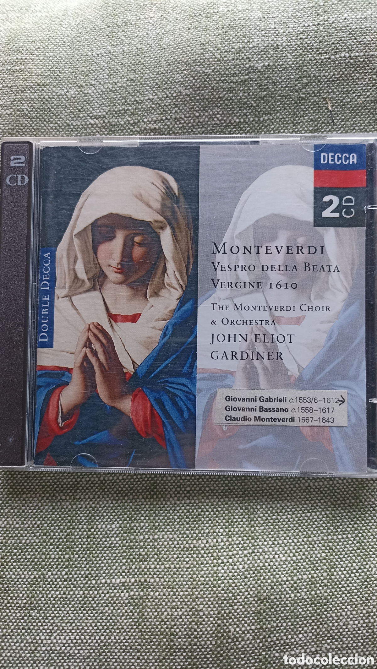 CDs de M&uacute;sica: 2CD Claudio Monteverdi, Vespro della Beata Vergine 1610, dirigido por John Eliot Gardiner