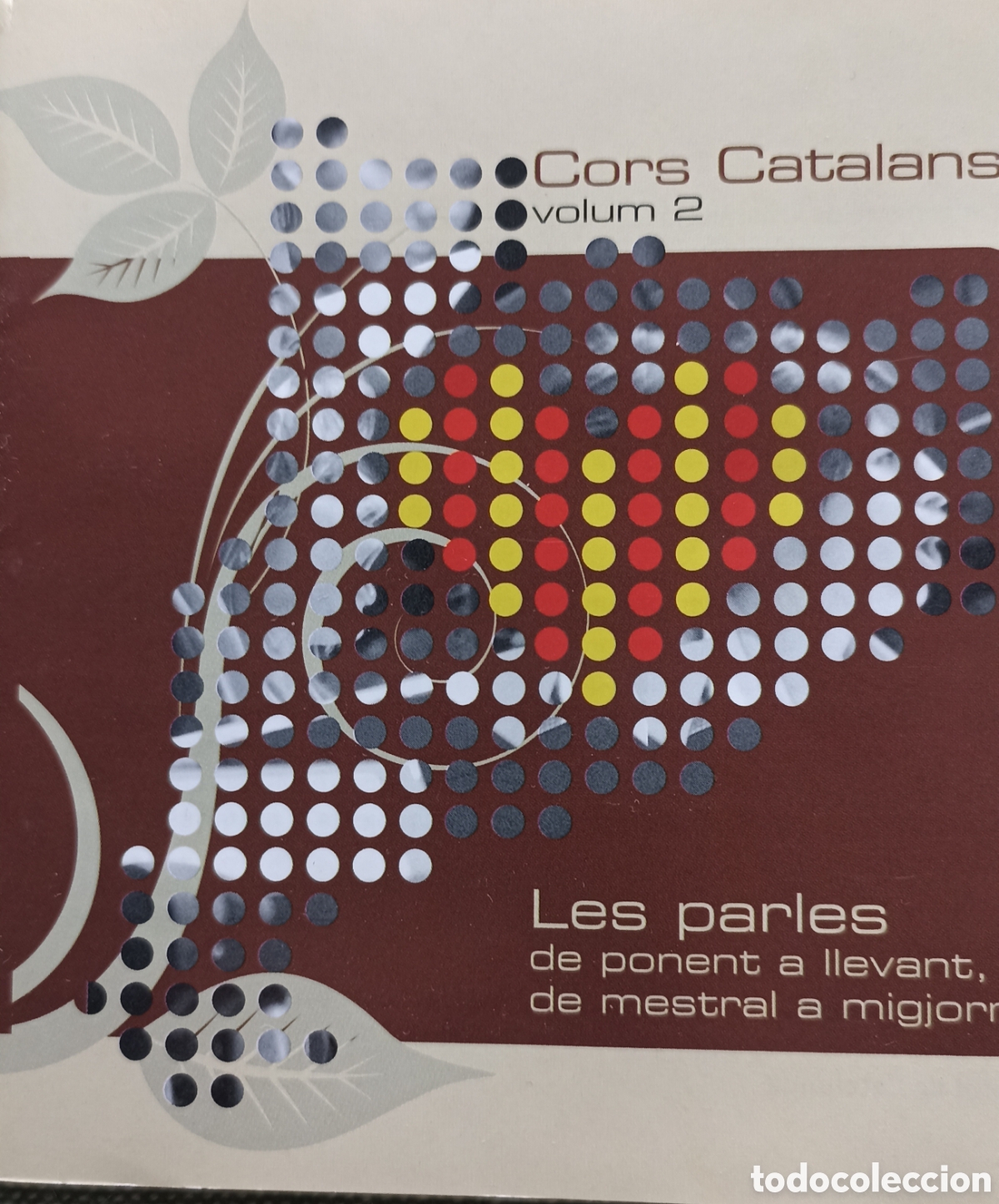 CDs de M&uacute;sica: &rdquo;Cors Catalans&rdquo; Volumen 2, espec&iacute;ficamente el lanzamiento &rdquo;Les parles de ponent a llevant, de mestra