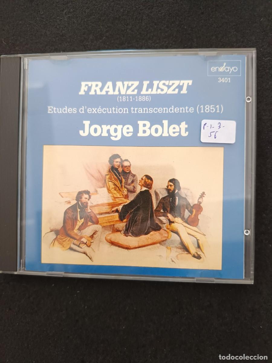 CDs de M&uacute;sica: FRANZ LISZT: &Eacute;TUDES D'EX&Eacute;CUTION TRANSCENDENTE (1851). PIANO: JORGE BOLET