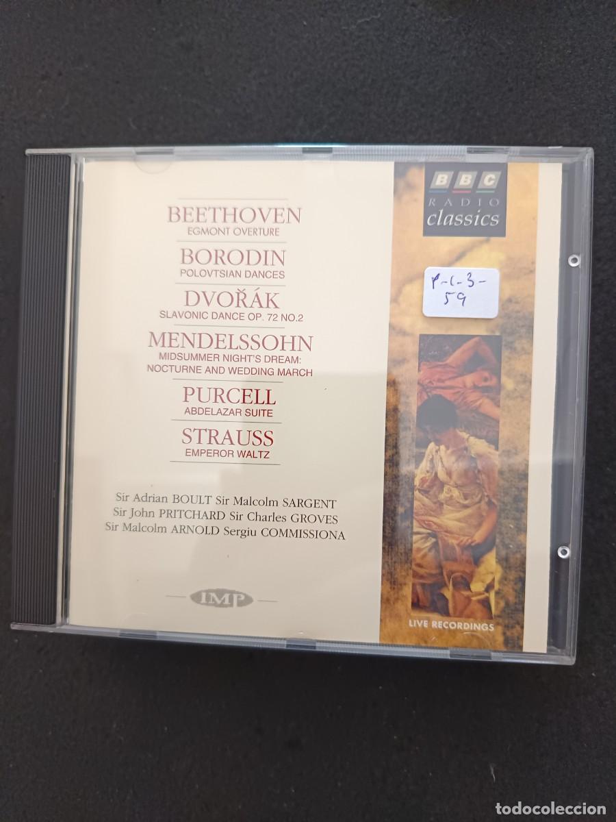 Musik-CDs: BEETHOVEN, BORODIN, DVOR&Aacute;K, MENDELSSOHN, PURCELL, STRAUSS //BOULT, SARGENT, PRITCHARD, GROVES, ARNOL