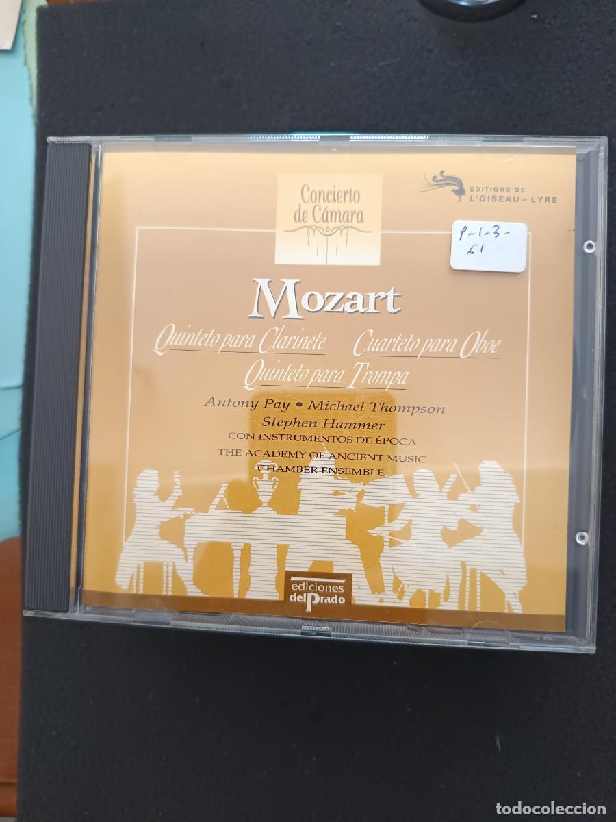 CDs de M&uacute;sica: MOZART: QUINTETO PARA CLARINETE / CUARTETO PARA OBOE / QUINTETO PARA TROMPA