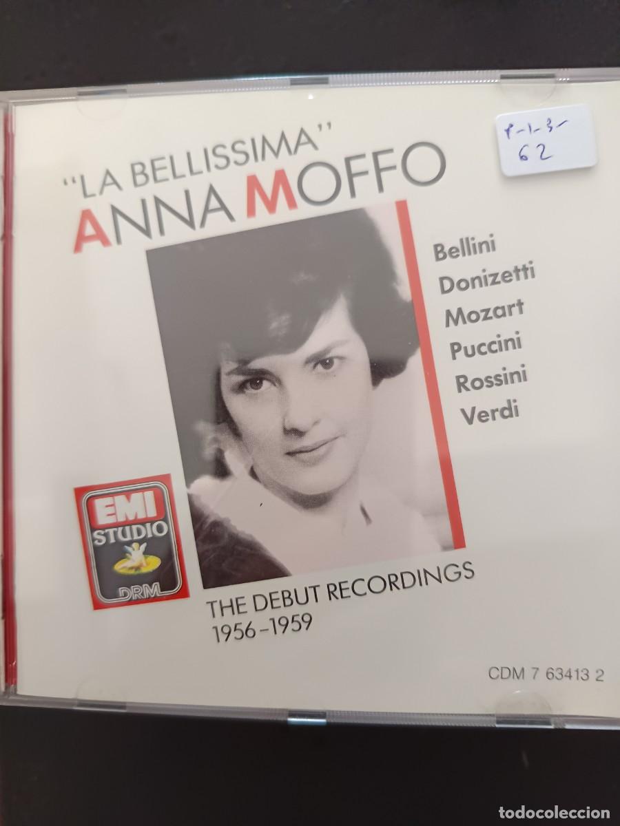 CDs de M&uacute;sica: &rdquo;LA BELLISSIMA&rdquo; ANNA MOFFO. THE DEBUT RECORDINGS 1956-1959; BELLINI, DONIZETTI, MOZART, PUCCINI, ROS