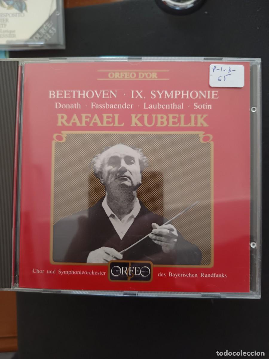 CDs de M&uacute;sica: BEETHOVEN: IX SYMPHONIE. DIR.: RAFAEL KUBELIK. CANTANTES: DONATH, FASSBAENDER, LAUBENTHAL, SOTIN