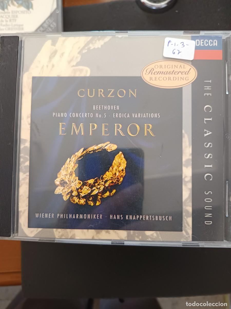 CDs de M&uacute;sica: BEETHOVEN: PIANO CONCERTO &rdquo;EMPEROR&rdquo; / PIANO VARIATIONEN ON &rdquo;EROICA&rdquo;. KNAPPERTSBUSCH / CURZON