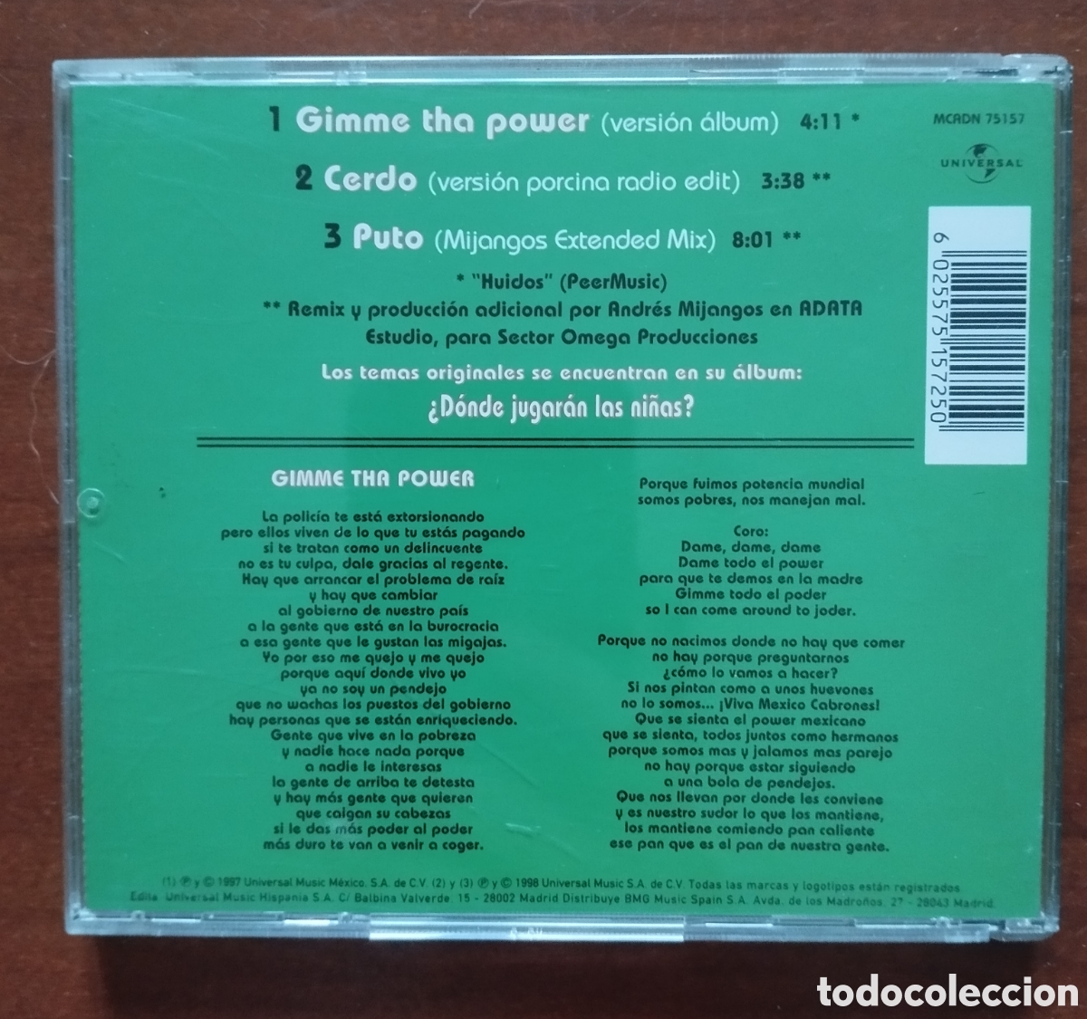 CDs de m&uacute;sica: Molotov - Gimme Tha Power - CD - Foto 2
