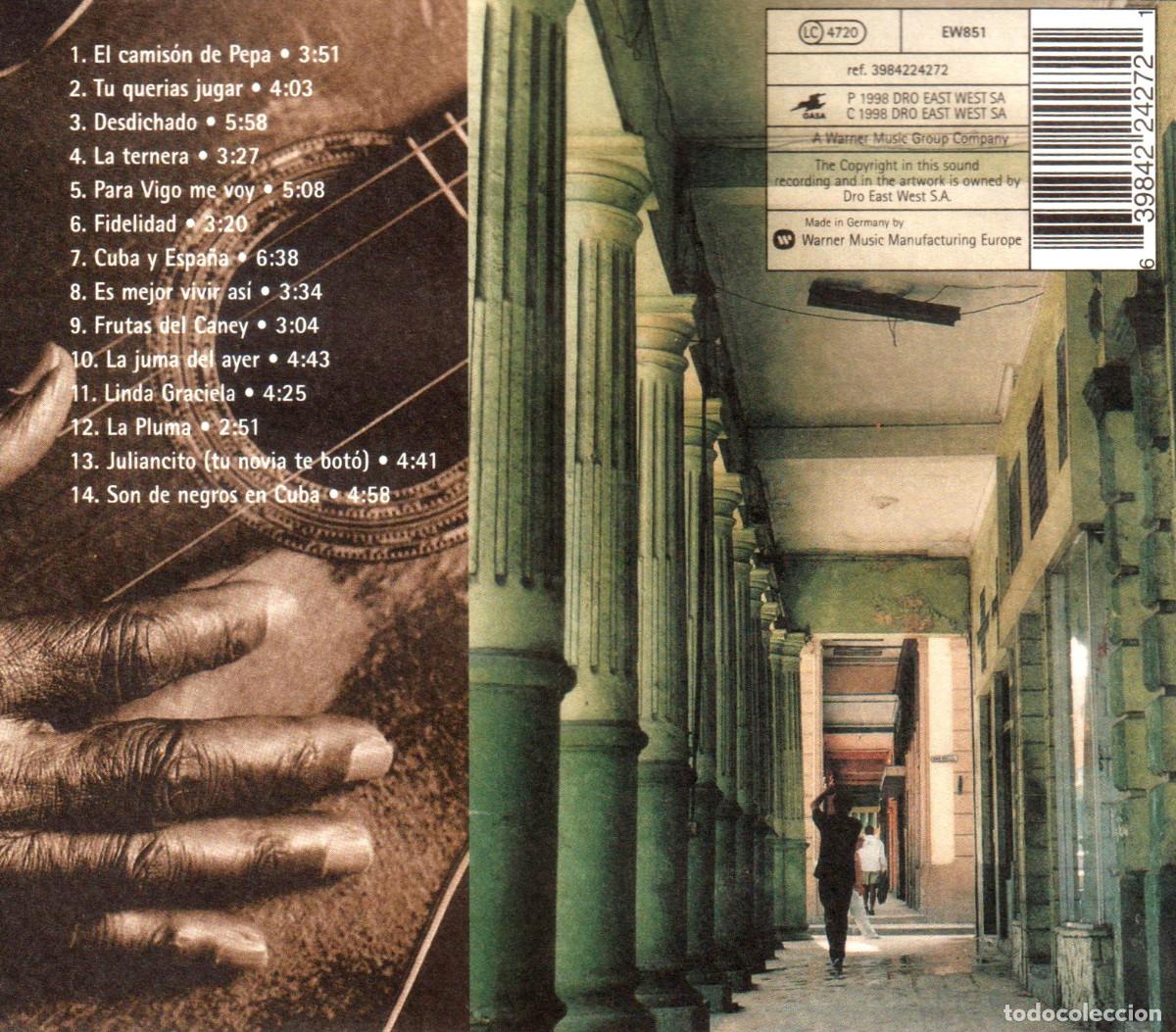 CDs de m&uacute;sica: COMPAY SEGUNDO. LO MEJOR DE LA VIDA. CUBA. CD. - Foto 2