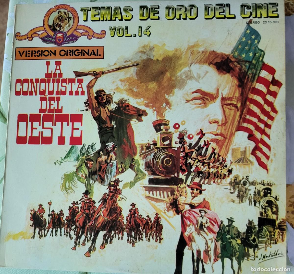 CD di Musica: Gregory Peck banda sonora de la pel&iacute;cula La conquista del oeste Lp sello MGM...