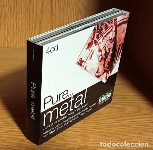 CDs de M&uacute;sica: [4 CD DIGIPACK] PURE METAL. JUDAS PRIEST. MOTORHEAD. ALICE COOPER. SCORPIONS. RECOPILATORIO