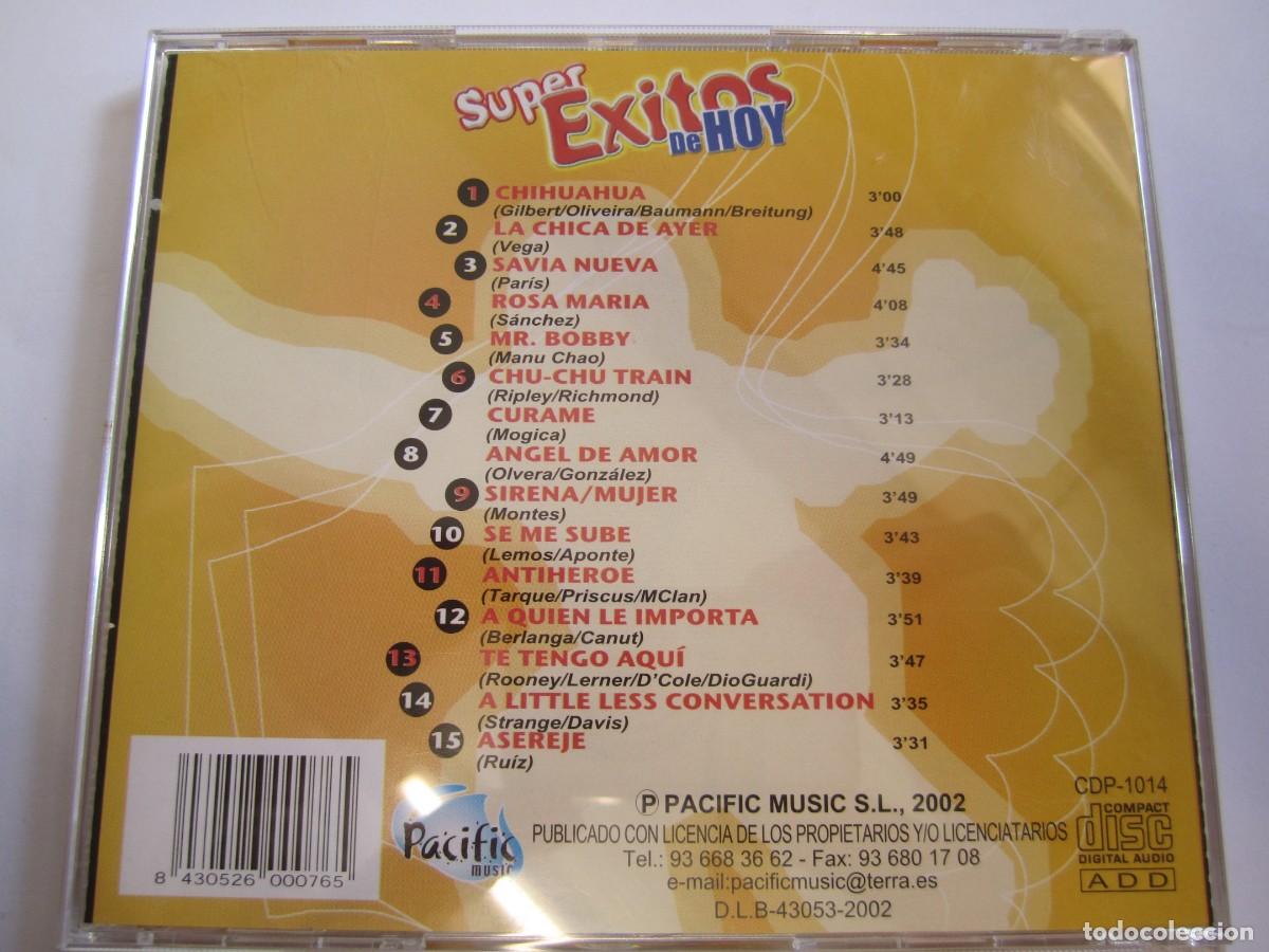 CDs de m&uacute;sica: cd super exitos de hoy - Foto 2
